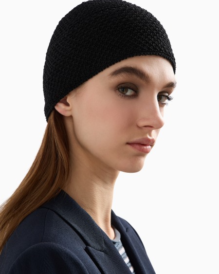Armani Gorro De Ganchillo Icon