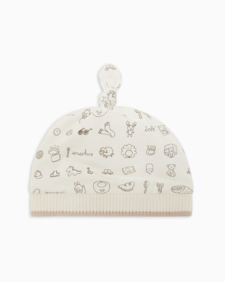 Armani Gorro de punto con estampado Tendresse