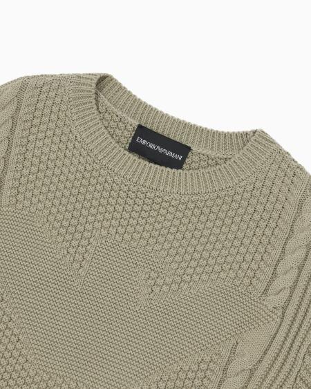 Armani Jersey Con Logotipo De águila En Intarsia