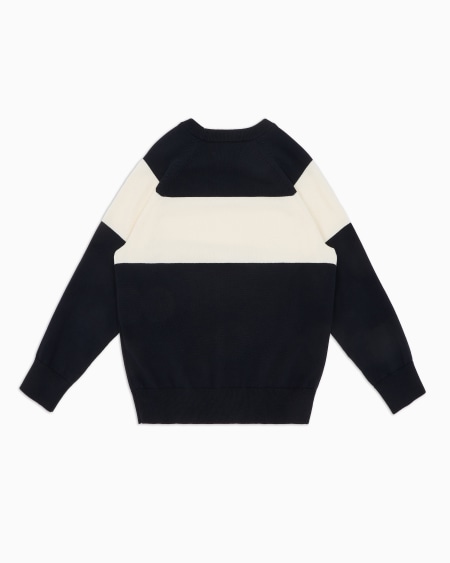 Armani Jersey Con Logotipo Emporio Armani Bordado