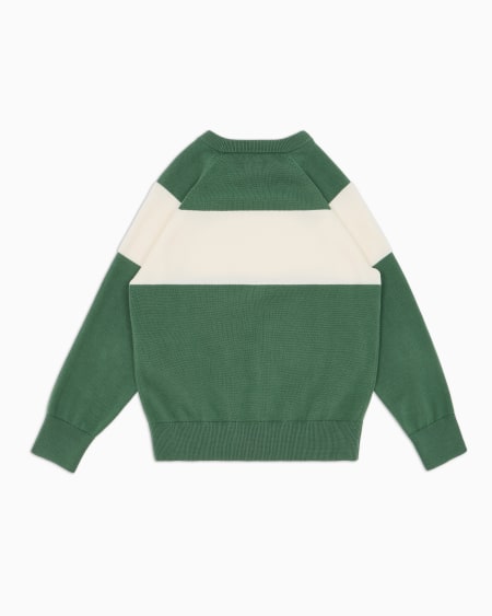 Armani Jersey Con Logotipo Emporio Armani Bordado