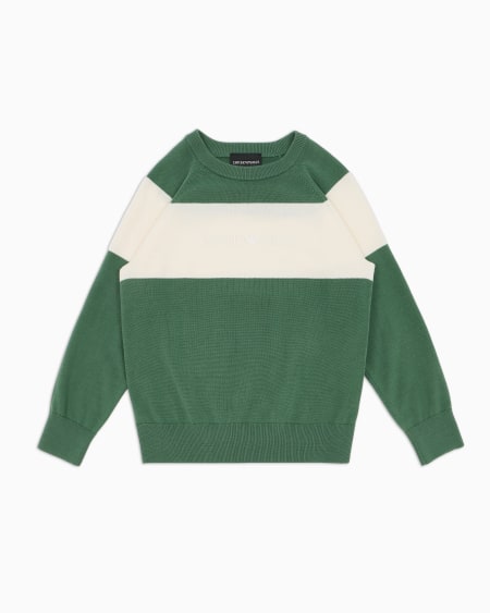 Armani Jersey con logotipo Emporio Armani bordado