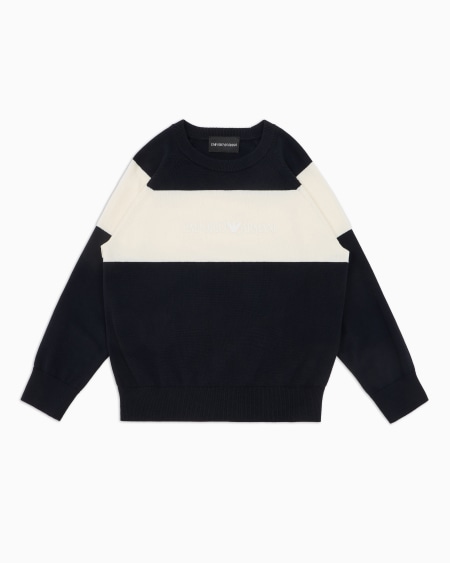 Armani Jersey con logotipo Emporio Armani bordado