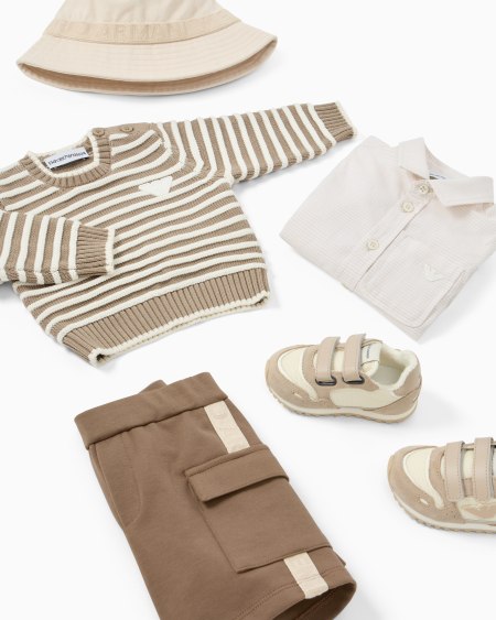 Armani Jersey Con Motivo A Rayas