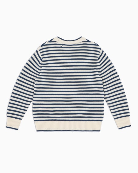 Armani Jersey Con Motivo A Rayas