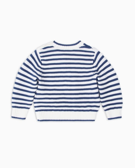 Armani Jersey Con Motivo A Rayas