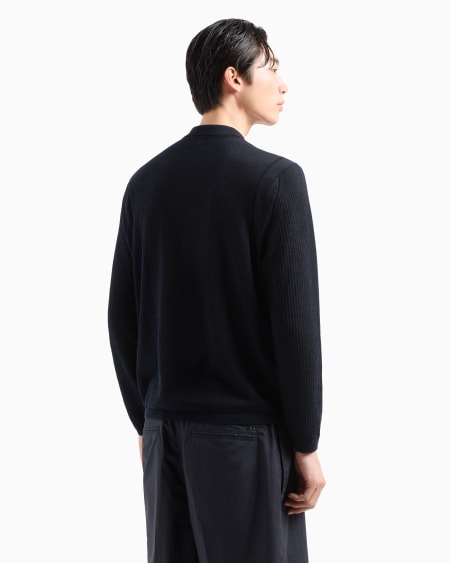 Armani Jersey Con Trama De Efecto Microcalado