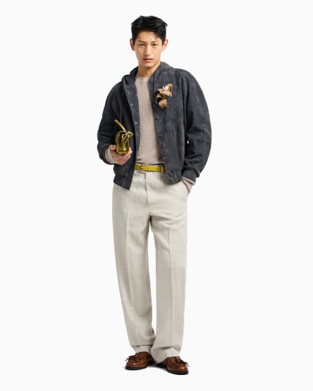 Armani Jersey Con Trama De Medio Punto Inglés