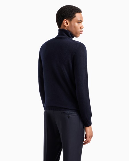 Armani Jersey De Cuello Alto De Cachemir Puro