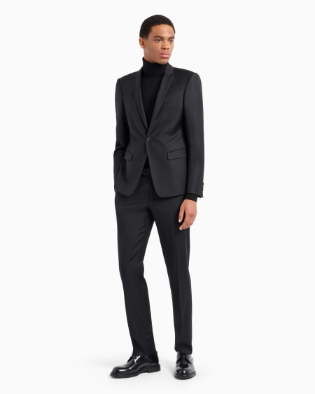 Armani Jersey De Cuello Alto De Cachemir Puro