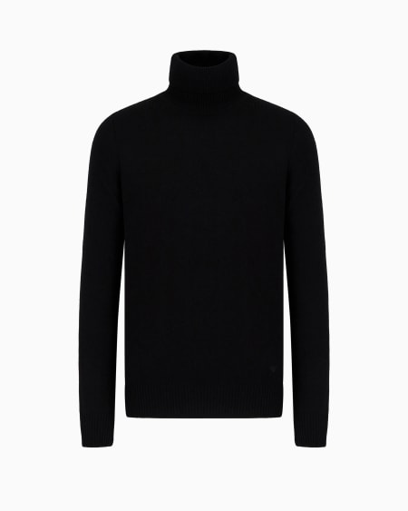 Armani Jersey de cuello alto de cachemir puro