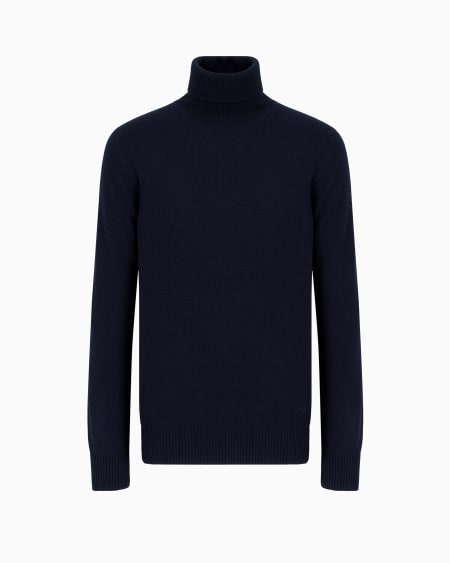 Armani Jersey De Cuello Alto De Cachemir Puro