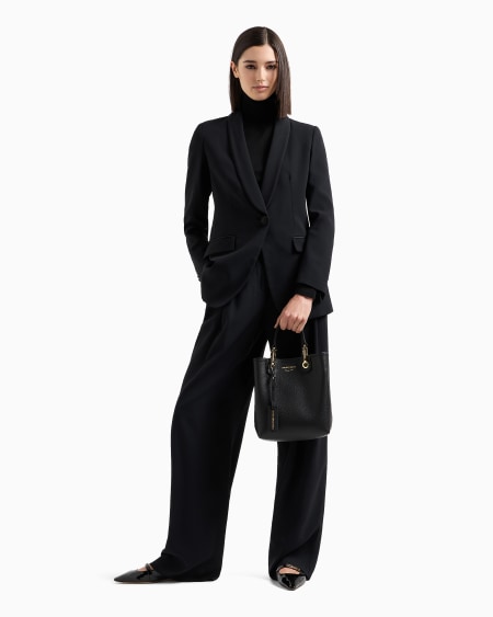 Armani Jersey De Cuello Alto De Pura Lana Virgen