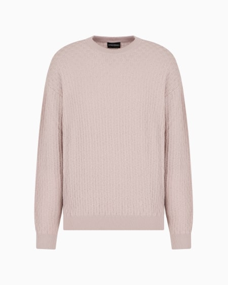 Armani Jersey de lana virgen en punto retenido