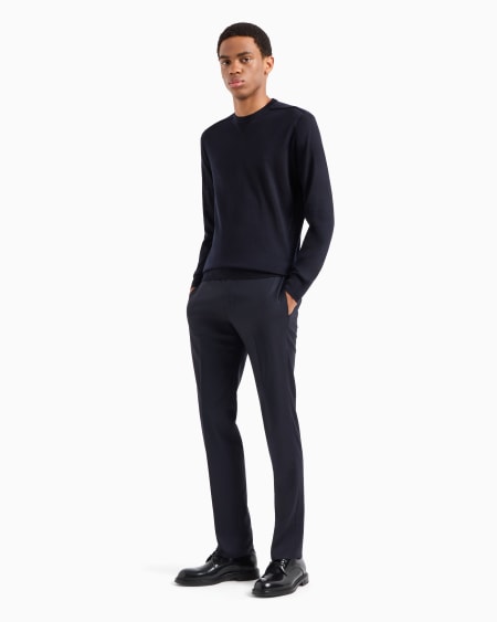 Armani Jersey De Mezcla De Lana Y Lyocell ASV