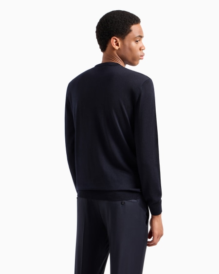 Armani Jersey De Mezcla De Lana Y Lyocell ASV