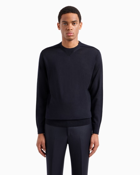 Armani Jersey De Mezcla De Lana Y Lyocell ASV