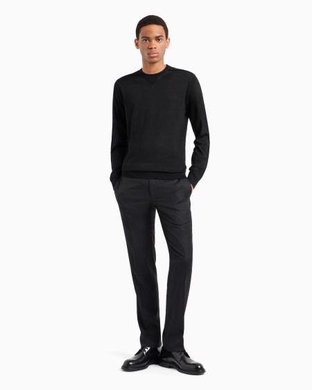 Armani Jersey De Mezcla De Lana Y Lyocell ASV