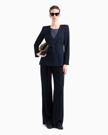 Armani Jersey De Punto Ligero A Rayas Icon