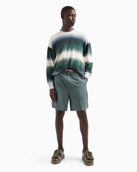 Armani Jersey De Punto Piqué Con Estampado Digital