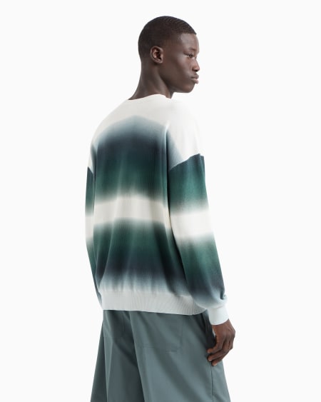 Armani Jersey De Punto Piqué Con Estampado Digital