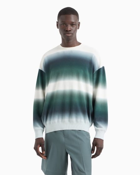 Armani Jersey De Punto Piqué Con Estampado Digital