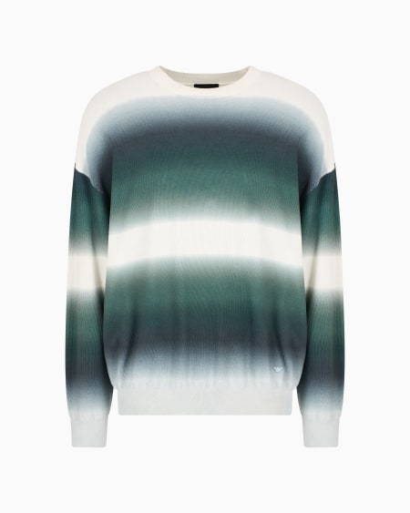 Armani Jersey De Punto Piqué Con Estampado Digital