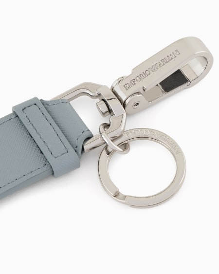 Armani Llavero De Piel Saffiano Regenerada ASV