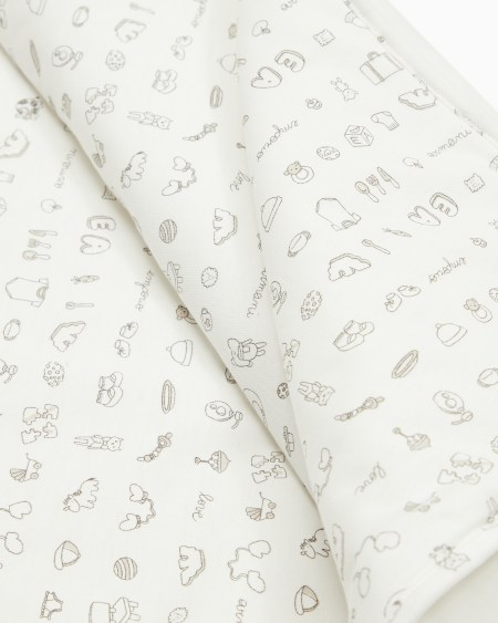 Armani Manta Reversible Con Estampado Tendresse