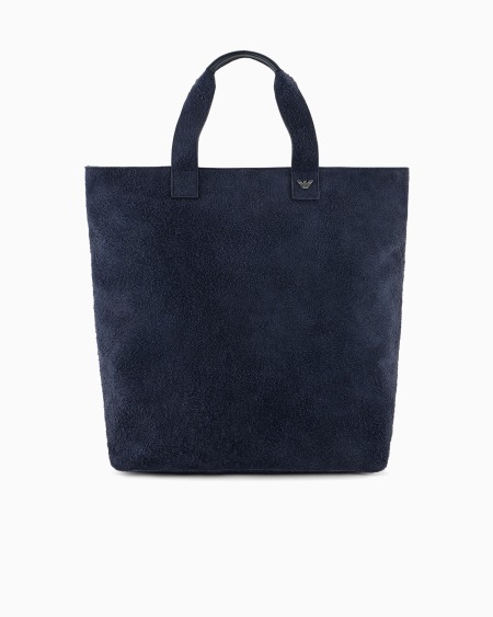 Armani Maxibolso shopper de ante cápsula Peace ASV