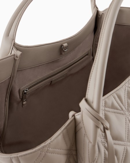 Armani Maxibolso Shopper Efecto Napa Acolchada