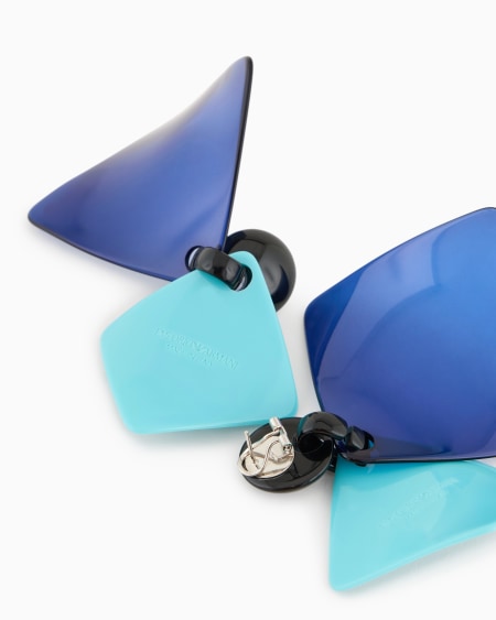 Armani Maxipendientes Colgantes Bicolor Butterfly