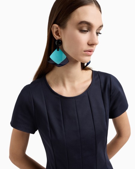 Armani Maxipendientes Colgantes Bicolor Butterfly