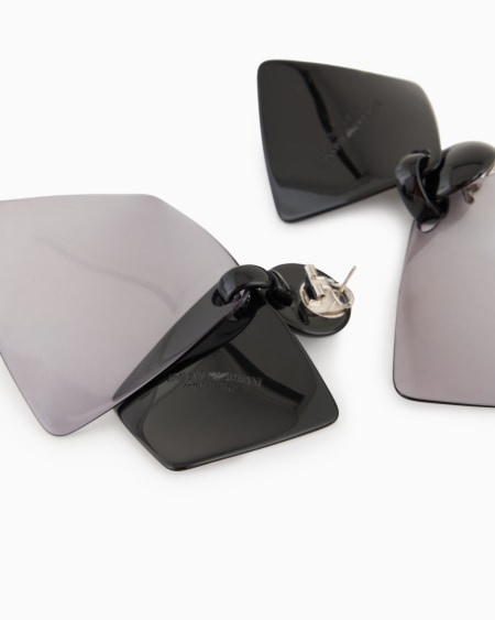 Armani Maxipendientes Colgantes Bicolor Butterfly