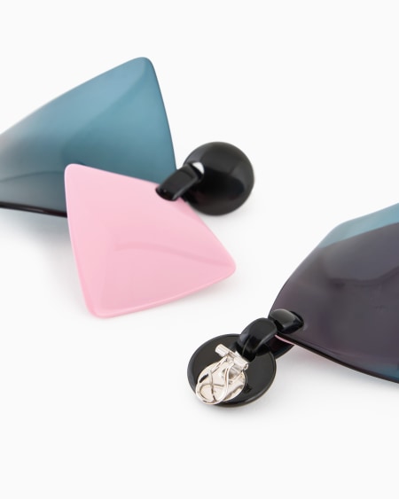 Armani Maxipendientes Colgantes Bicolor Butterfly