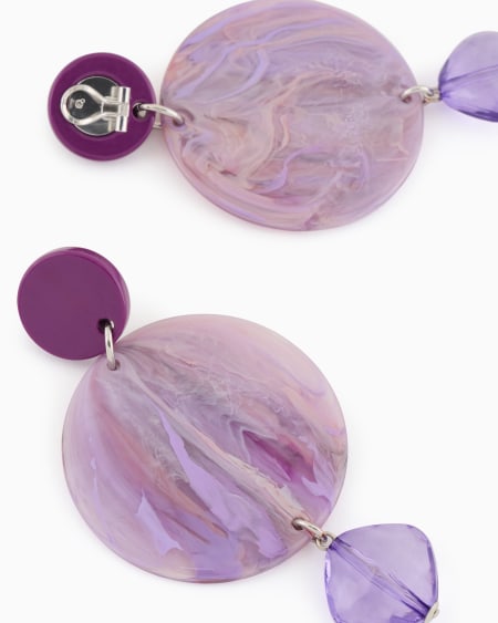 Armani Maxipendientes Colgantes Efecto Mármol