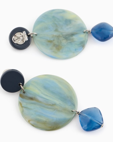 Armani Maxipendientes Colgantes Efecto Mármol