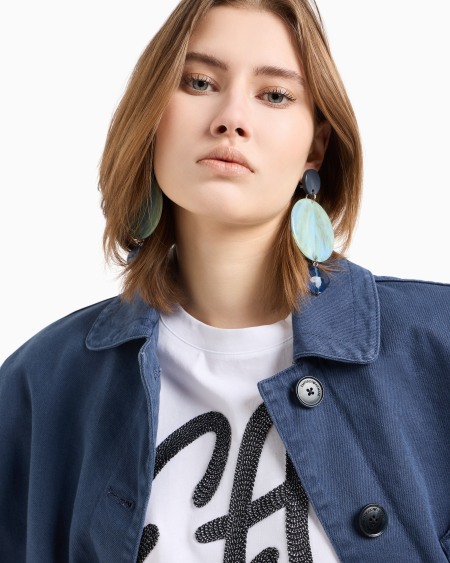 Armani Maxipendientes Colgantes Efecto Mármol