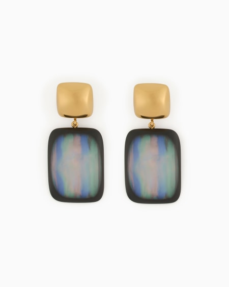 Armani Maxipendientes colgantes multicolor