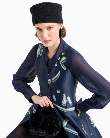 Armani Maxipendientes De Forma Geométrica