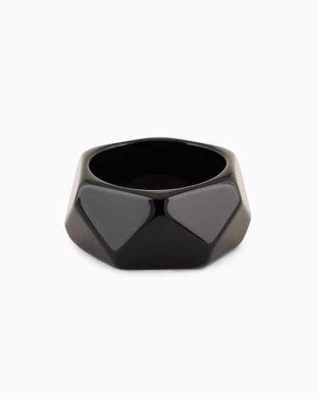 Armani Maxipulsera Rígida Facetada