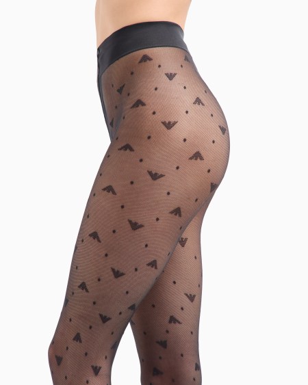 Armani Medias Con Lunares Y águila Integral