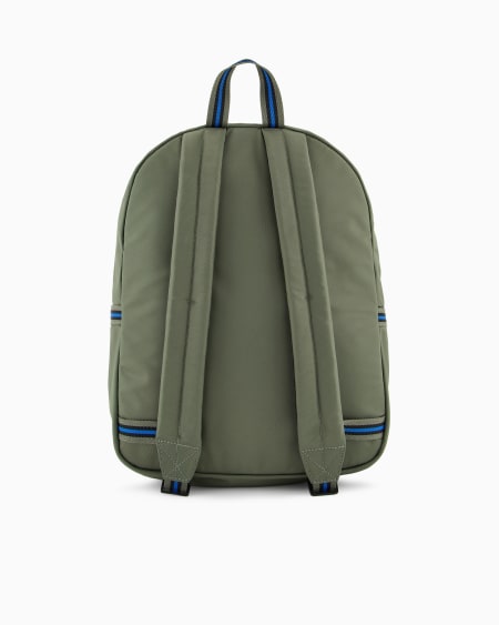 Armani Mochila De Nailon Con Logotipo De Goma