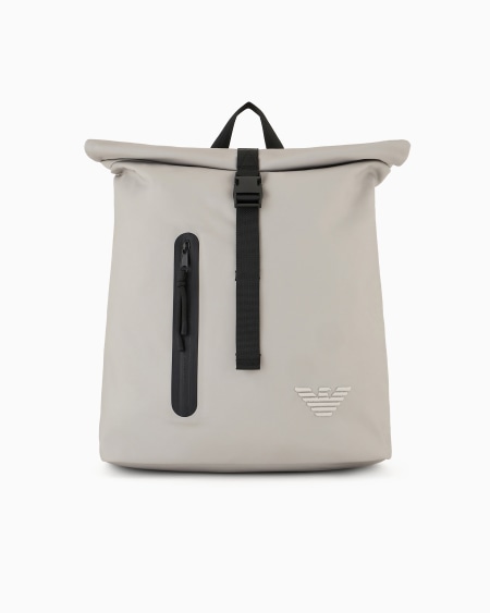 Armani Mochila en nailon reciclado con cincha ASV