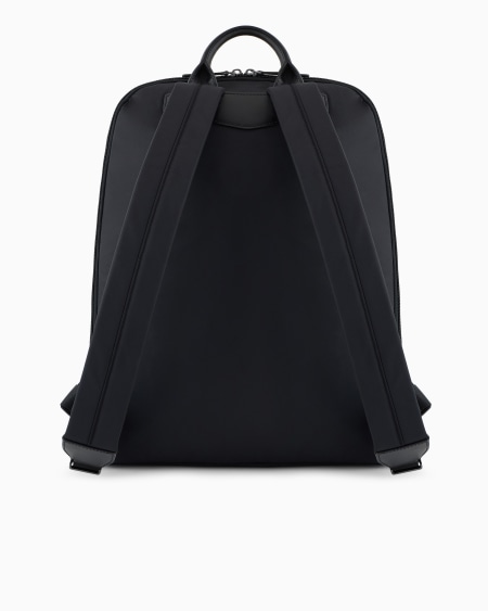 Armani Mochila Redonda De Nailon Reciclado ASV