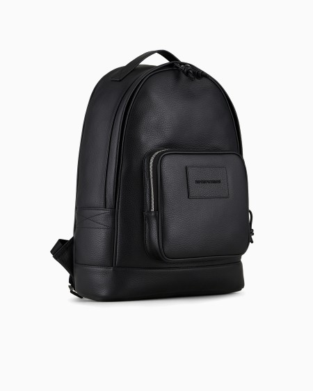 Armani Mochila Redonda En Piel Abatanada