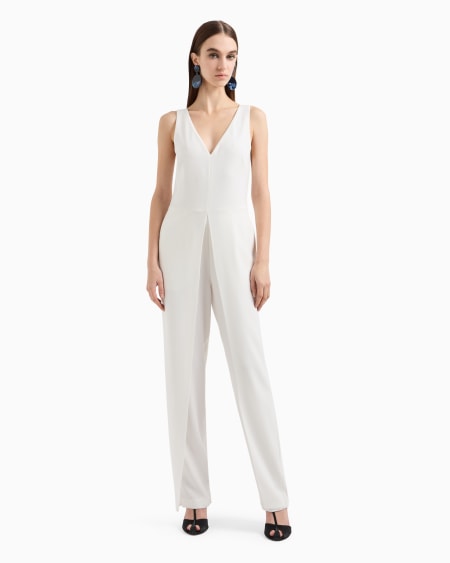 Armani Mono De Cady Técnico Con Cuello De Pico