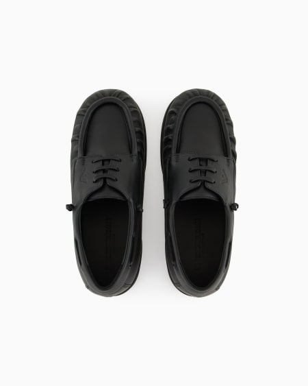 Armani Náuticos De Piel Lisa