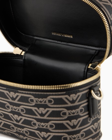 Armani Neceser Con Estampado Integral De Monograma