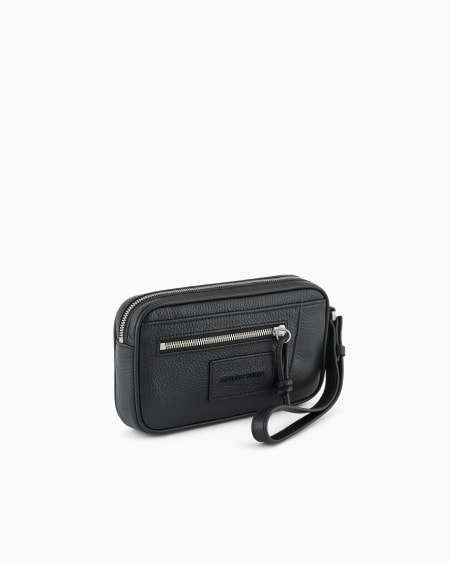 Armani Neceser De Piel Abatanada